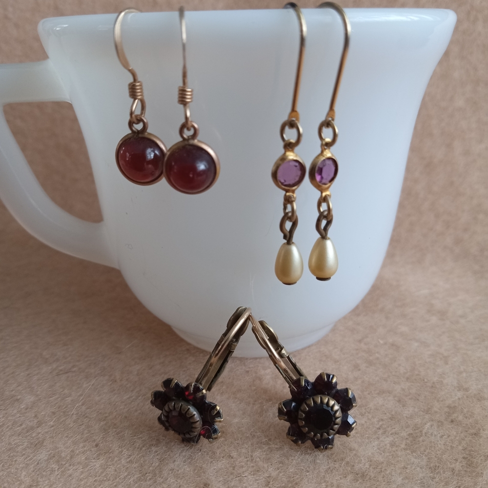 Garnet Earrings